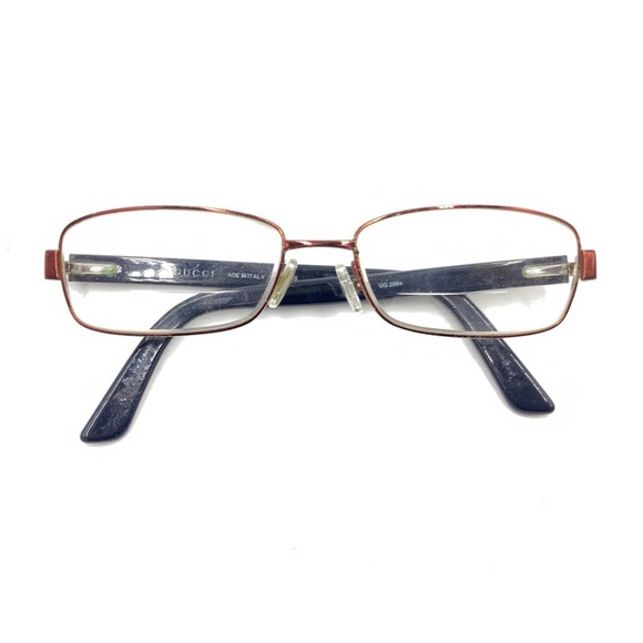 Gucci GG 2894 71K Red Blue Rectangle Eyeglasses Frames 53-16 Italy Designer - Picture 12 of 12